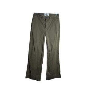 Elvine Women’s Size US 28 Wide Leg Olive Green Pants G15